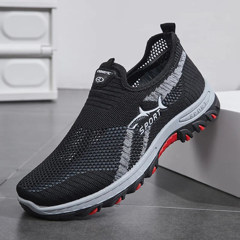 Herre Sneakers Mesh Casual Åndbar Gå-Sko 1