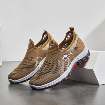 Herre Sneakers Mesh Casual Åndbar Gå-Sko 8