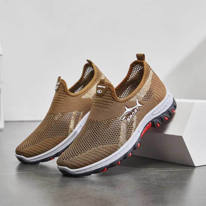 Herre Sneakers Mesh Casual Åndbar Gå-Sko 8