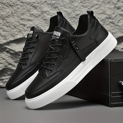 Herre Sneakers Slankt Design med Lynlås og Snørebånd 8
