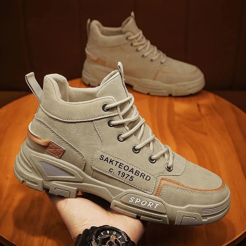 Herre Sneakers Sporty High-Top Til Aktiv Livsstil 3