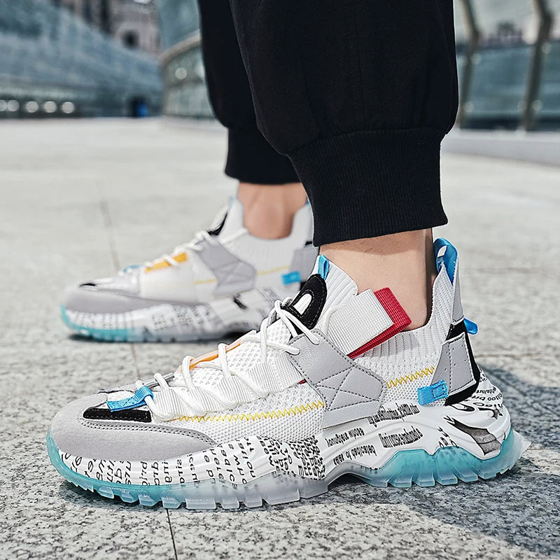 Herre Sneakers Urban Style Med Komfortabel Design 1
