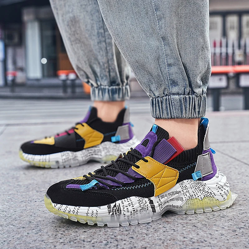 Herre Sneakers Urban Style Med Komfortabel Design 3