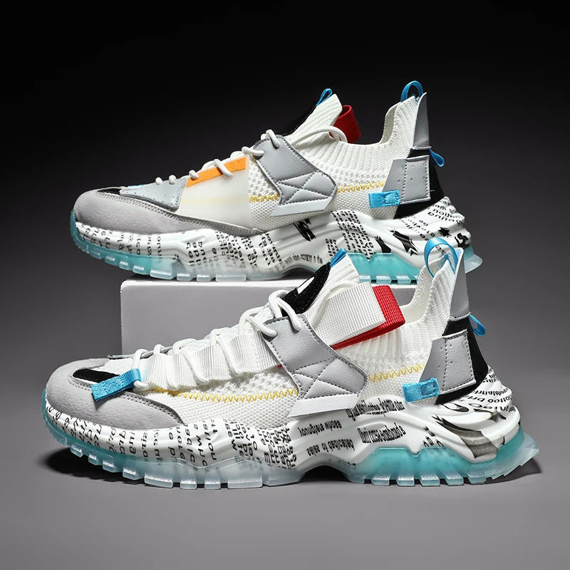 Herre Sneakers Urban Style Med Komfortabel Design 4