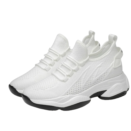Herre Sneakers med Skjult Hælhøjde - Elegant og Minimalistisk 4