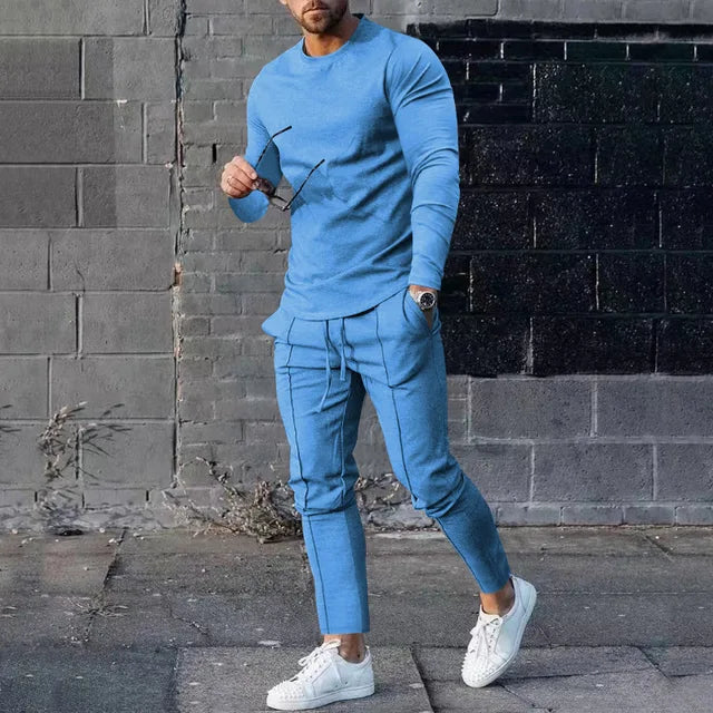 Herre Sport Sæt Langærmet Polyester 1