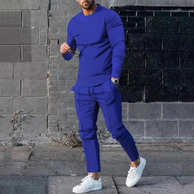 Herre Sport Sæt Langærmet Polyester 2
