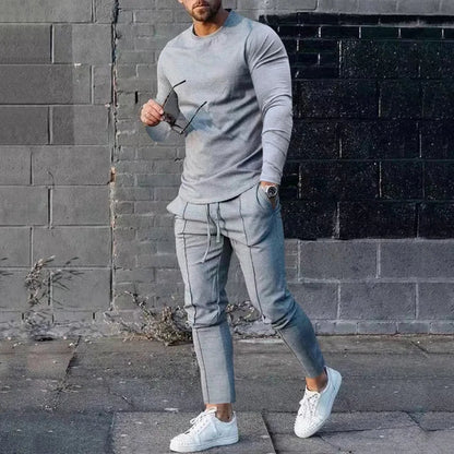 Herre Sport Sæt Langærmet Polyester 3