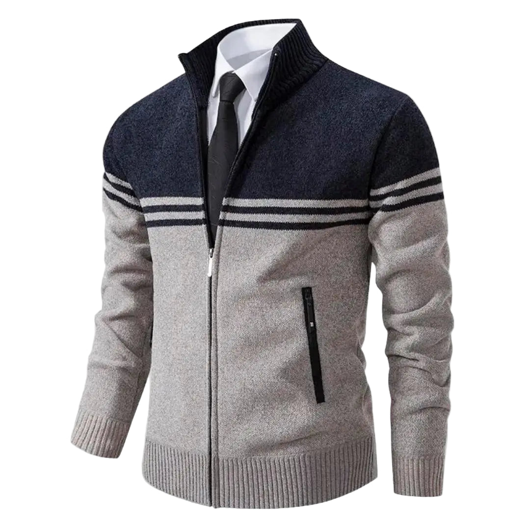 Herre Strikket Sweater Klassisk Stil 0
