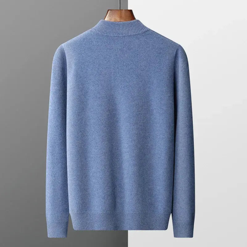Herre Striktrøje Struktureret Casual Stil 4