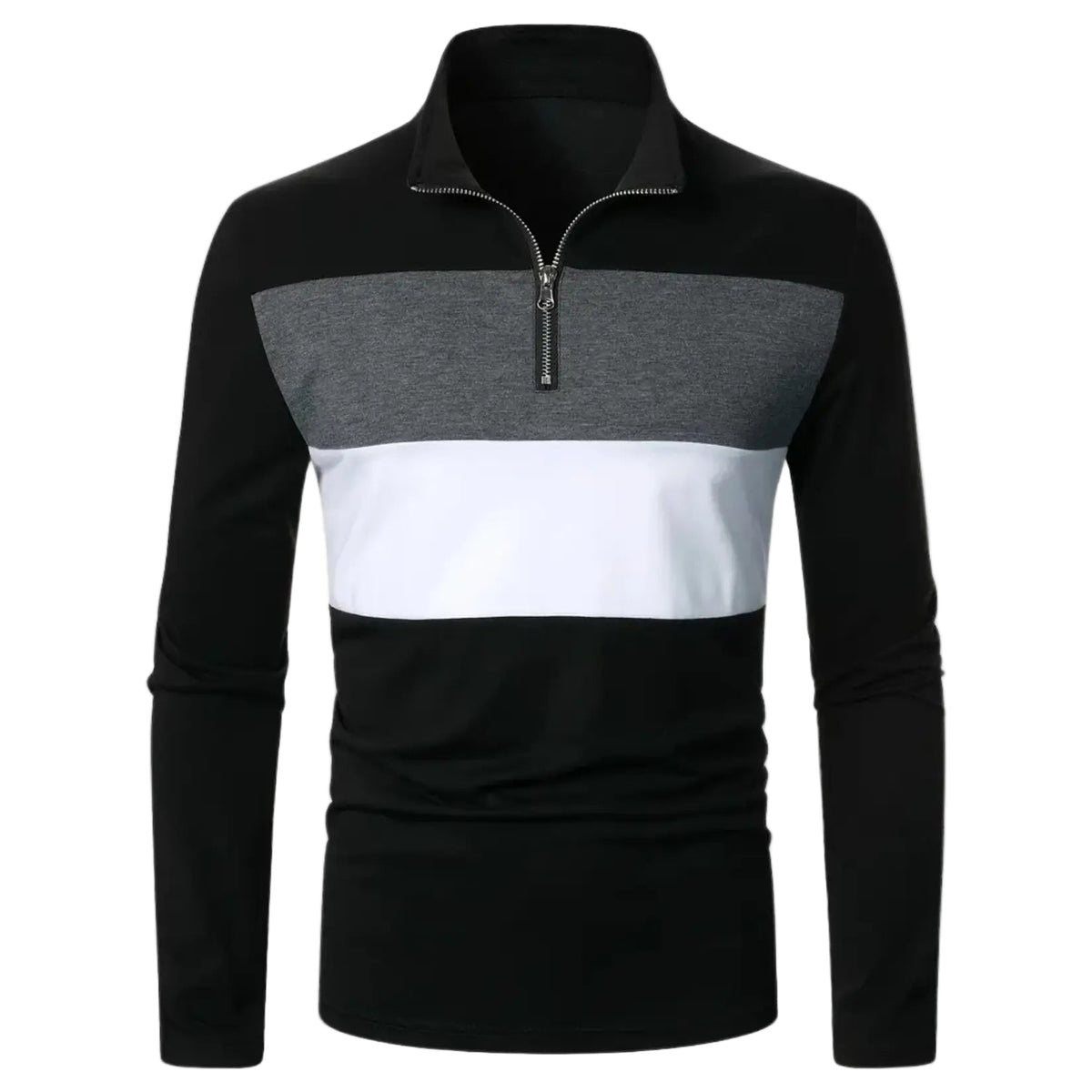 Herre Sweater Lynlås Fleece Komfortabel Stilfuld 0