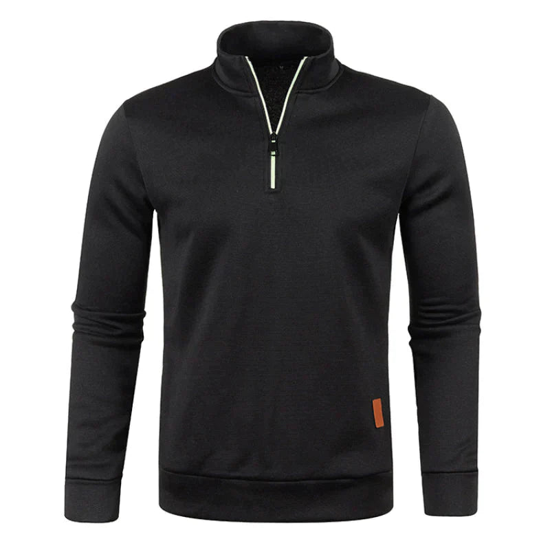 Herre Sweater Poloshirt Klassisk Stil 0