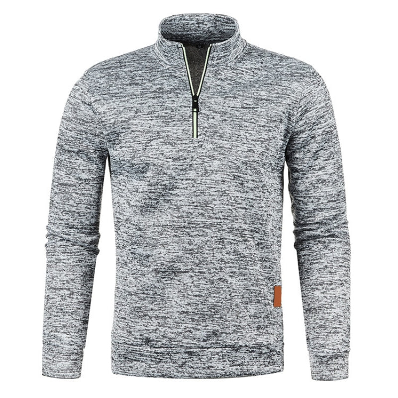 Herre Sweater Poloshirt Klassisk Stil 4