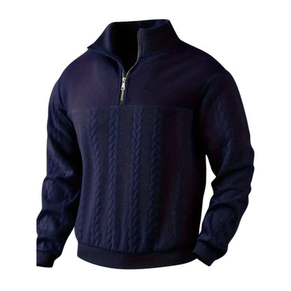 Herre Sweater med Lynlås Moderne Stil 0