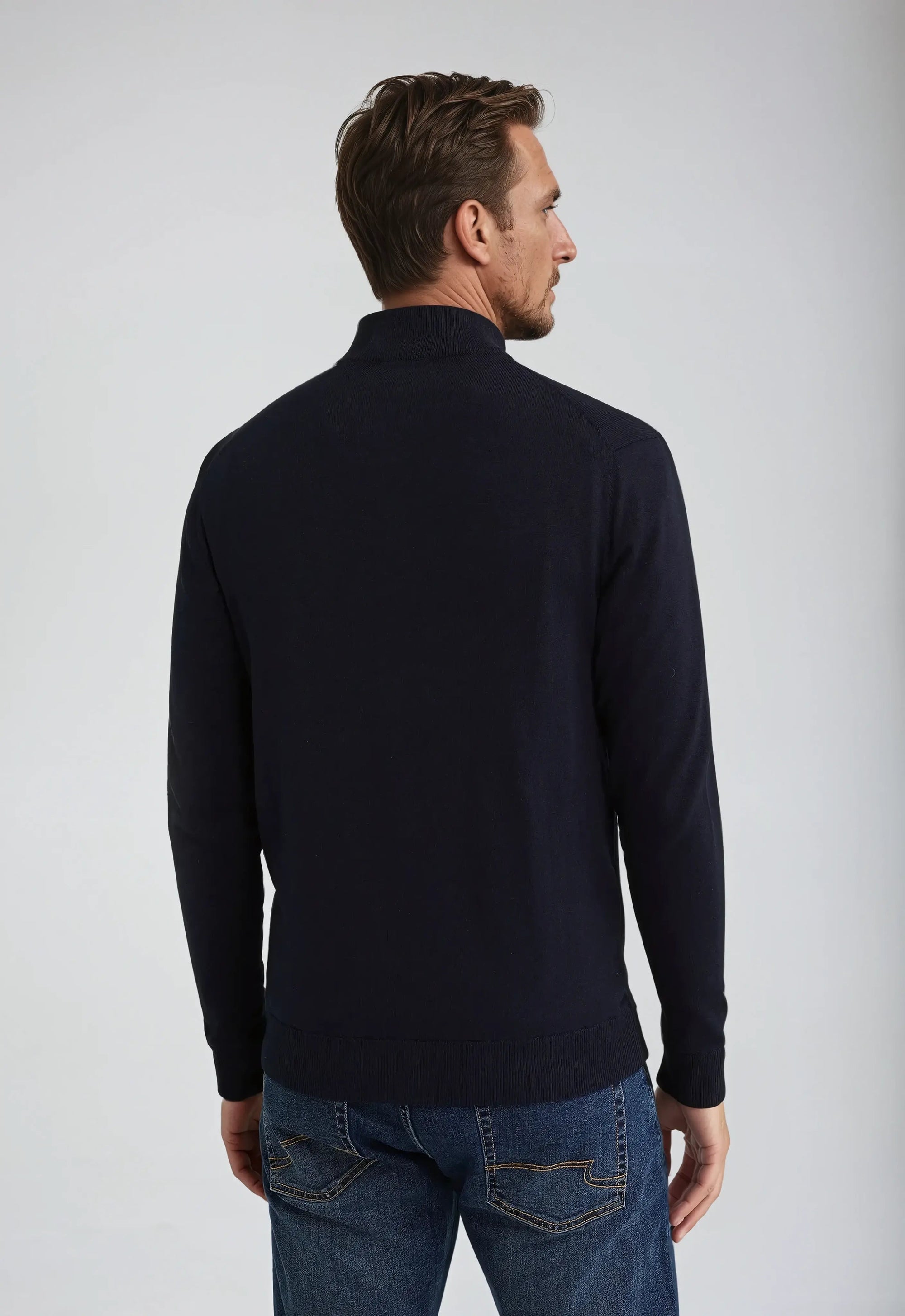 Herre Sweatshirt med Fuld Lynlås Moderne Stil 1