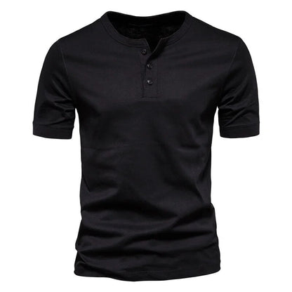 Herre T-Shirt Med Krave i Katoen 1