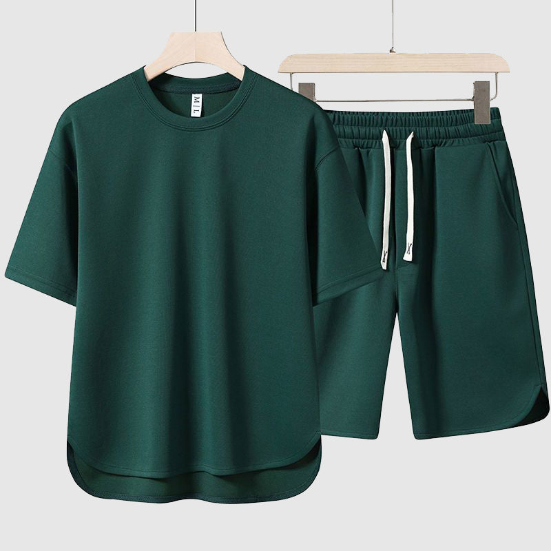 Herre T-shirt og Shorts Sæt 2