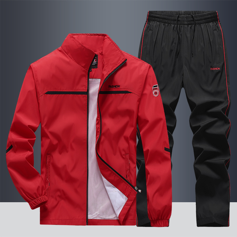 Herre Træningssæt Sporty Design Blødt Materiale 5