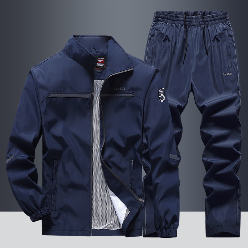 Herre Træningssæt Sporty Design Blødt Materiale 6