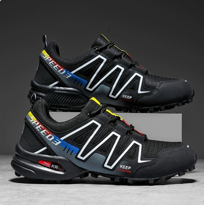 Herre Trekking Sko Komfortabel Design Åndbart Stof 1