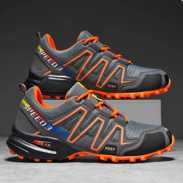 Herre Trekking Sko Komfortabel Design Åndbart Stof 2