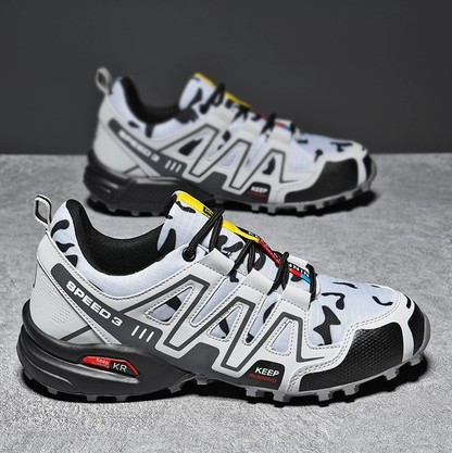 Herre Trekking Sko Komfortabel Design Åndbart Stof 3