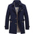 Herre Trenchcoat Struktureret Design Blødt Blandingsmateriale 3
