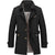 Herre Trenchcoat Struktureret Design Blødt Blandingsmateriale 8