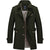 Herre Trenchcoat Struktureret Design Blødt Blandingsmateriale 9