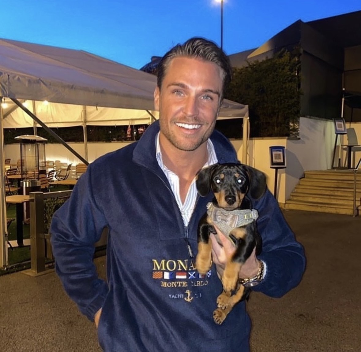 Herre Trøje med Halv Lynlås Tidløs Akryl Slank Pasform 1