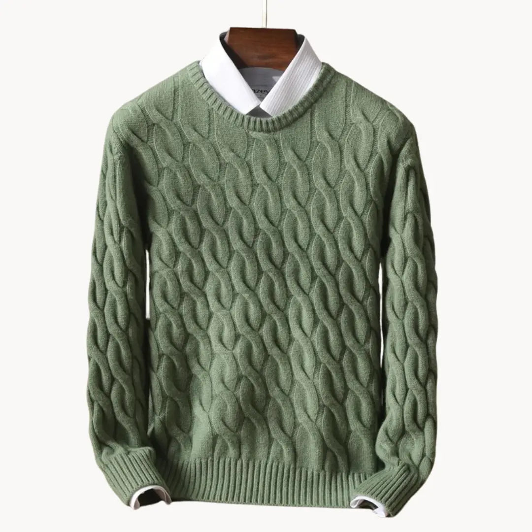Herre Uldtrøje Klassisk Casual Design 2