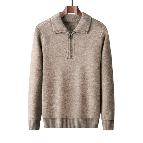 Herre Uldtrøje Ribbet Design 0