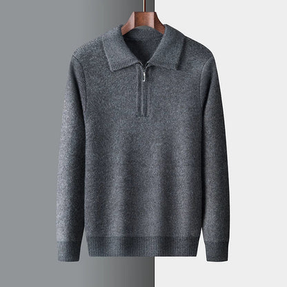 Herre Uldtrøje Ribbet Design 2