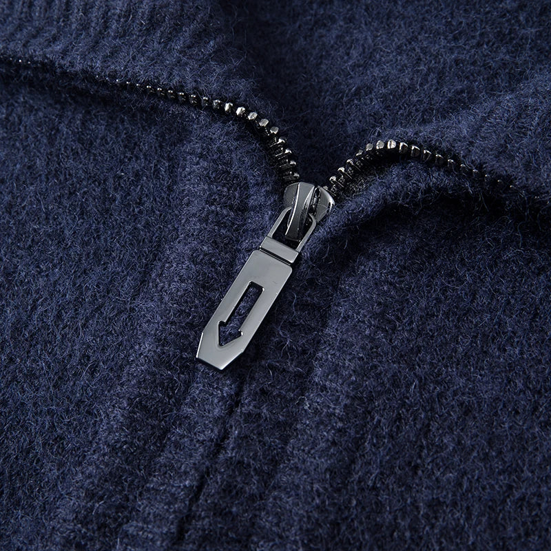 Herre Uldtrøje Ribbet Design 7