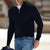 Herre Vest Fleece Med Lynlås Til Mænd Moderne Design 8