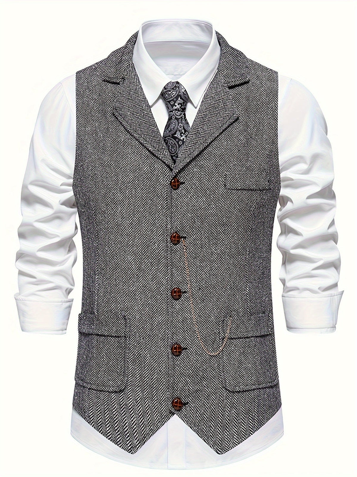 Herre Vest Klassisk Stil 1