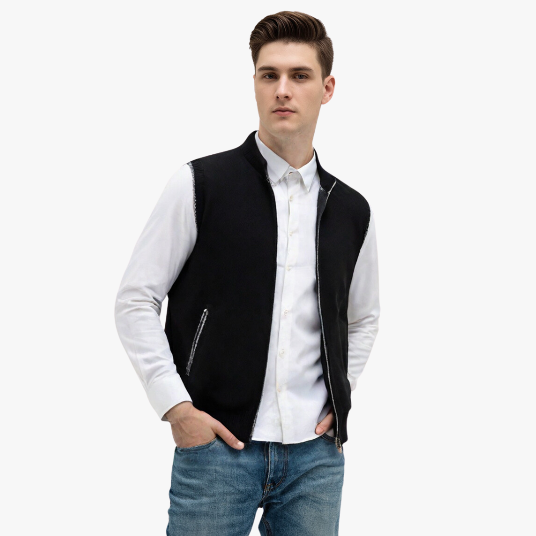 Herre Vest Klassisk Stil Blød Materiale til Mænd 2