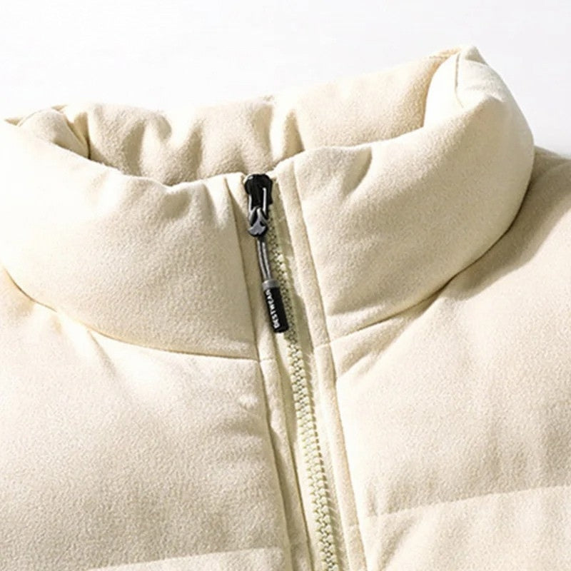 Herre Vest Med Høj Krave og Lynlåslukning 5