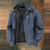 Herre Vinterjakke Bomber Design Isolerende Materialer 3