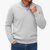 Herre Zip Krave Strik Sweater Casual Stil 8