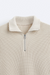 Herre Zip Shirt Klassisk Design 4