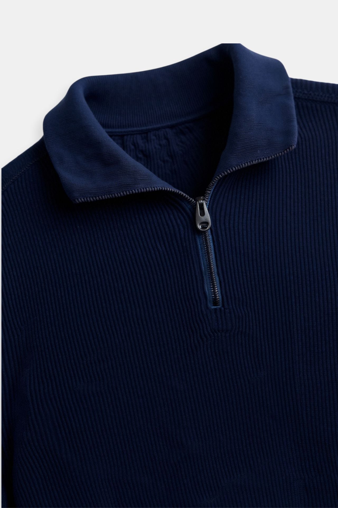 Herre Zip Shirt Klassisk Design 5