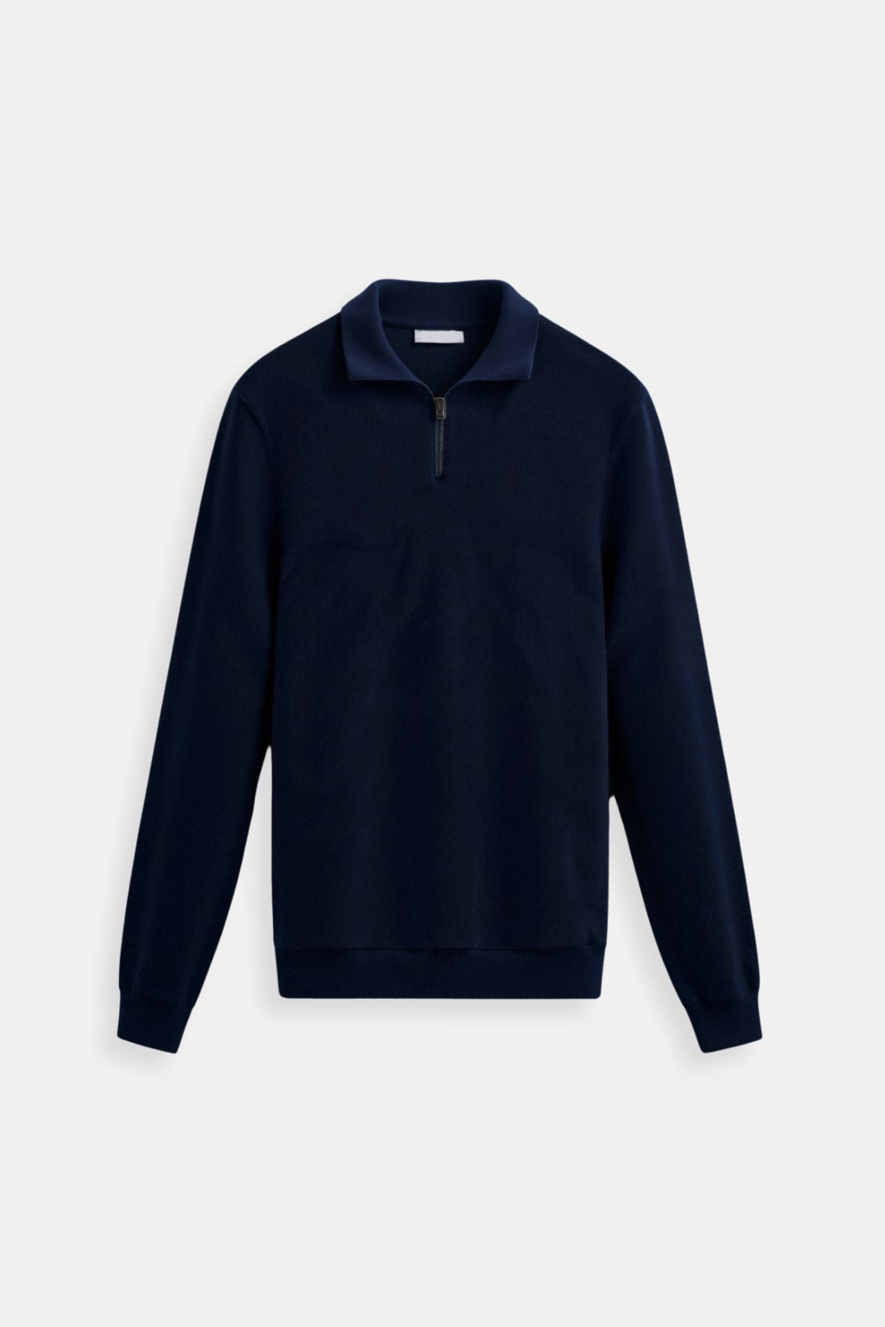 Herre Zip Shirt Klassisk Design 6