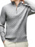 Herre Zip Shirt Sporty Design 0