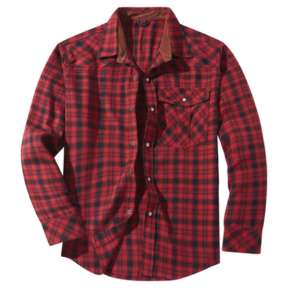 Herre flannelskjorte i klassisk design 2
