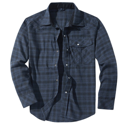 Herre flannelskjorte i klassisk design 3
