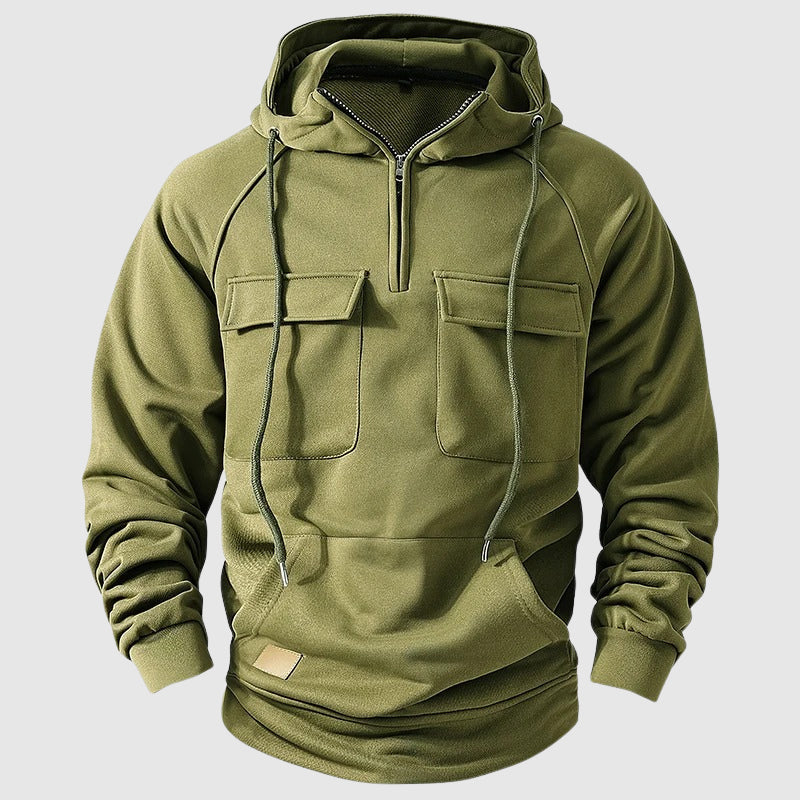 Herren MultiPocket Hættetrøje Funktionel 4