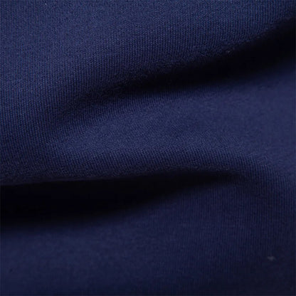 Herren Polo Sweatshirt Retro Style Med Kontrasterende Krave 7