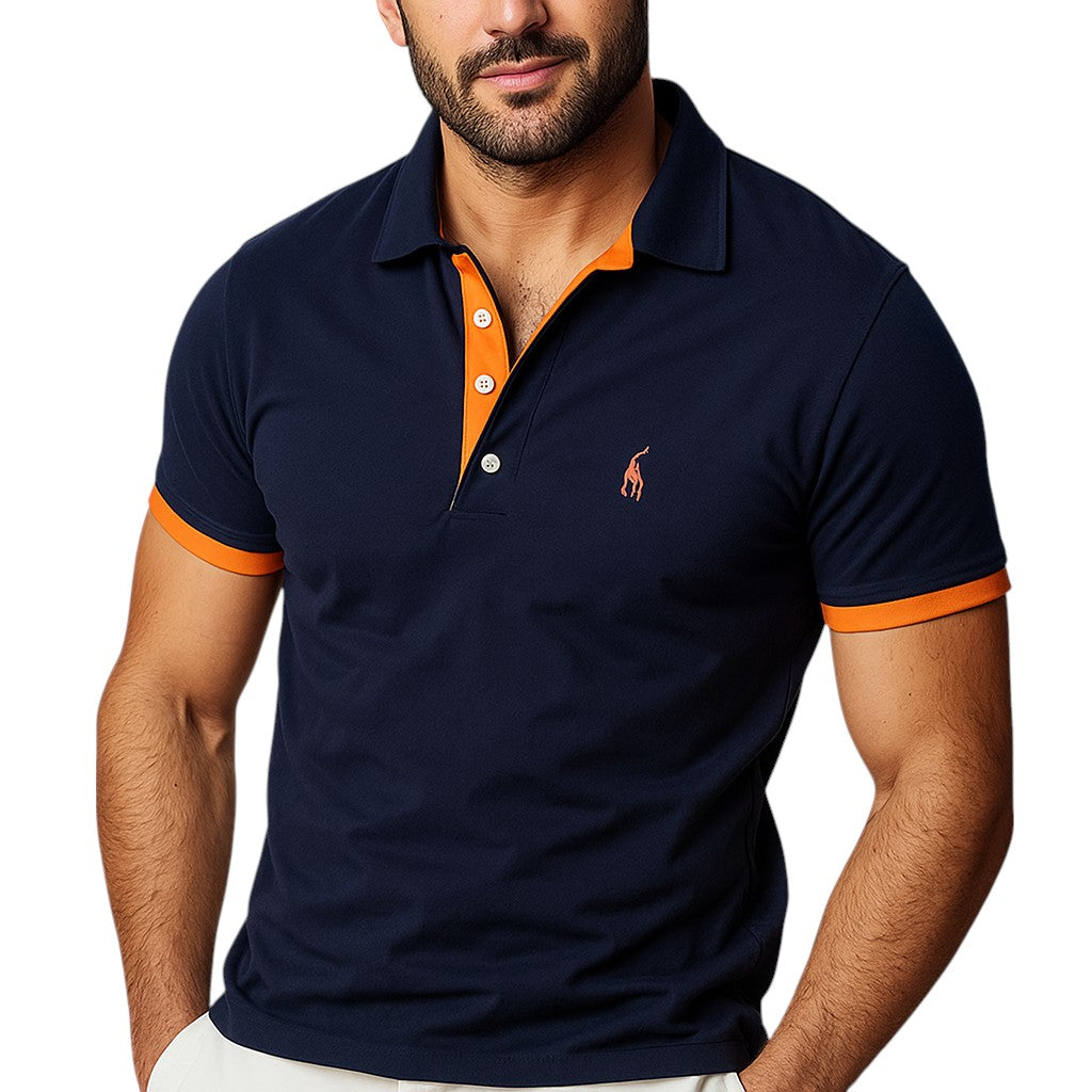 Herrepoloshirt Klassisk Komfortabel Bomuld 1