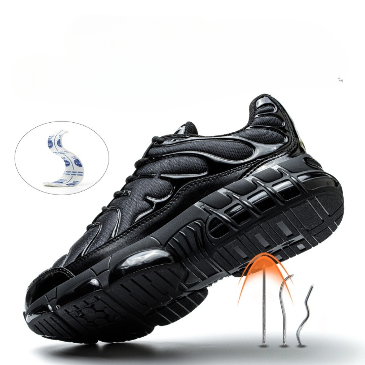 Herresikkerhedssko Sporty Design Stål Tå Ventilerende Mesh 3